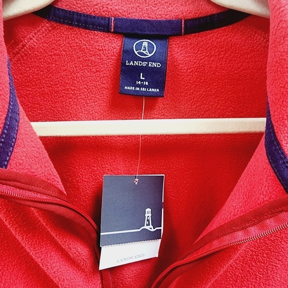 Lands End Fleece Pullover - Picture 4 of 9